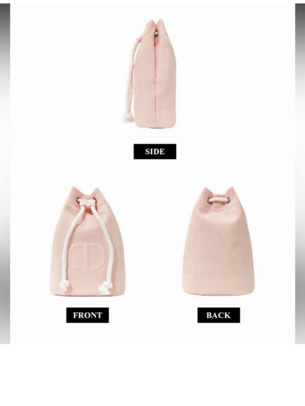 Dior Drawstring makeup Pouch. Or whatever you want to use it for - Picture 5 of 14